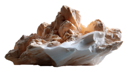 Sculpted Stone: An artistic rendering of weathered stone, evokes a sense of timelessness and geological wonder, perfect for illustrating natural beauty.