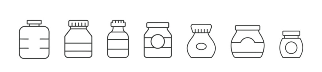 User profile icon set—man icon.