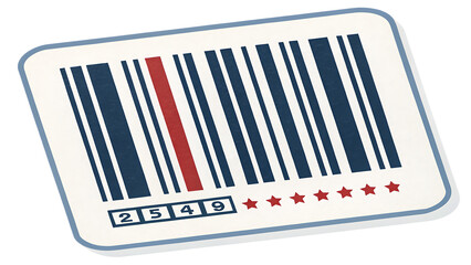  barcode icon isolated on white background PNG