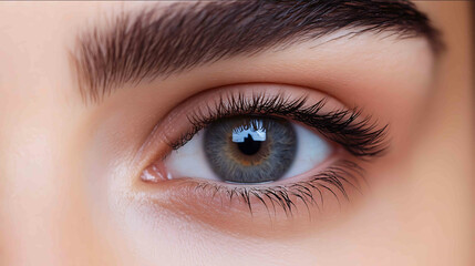 Obraz premium Microblading eyebrow tattoo permanent makeup