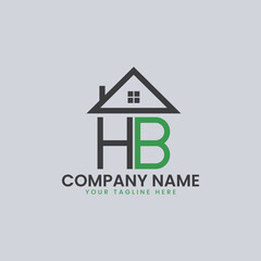 Modern Real Estate Alphabet Logo House Icons