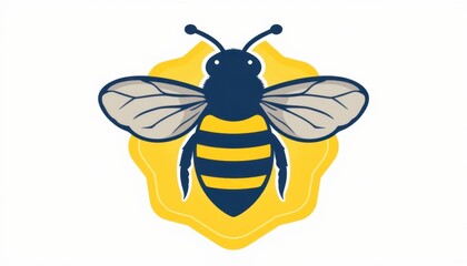 Bee conservation action urban environment graphic design colorful illustration vibrant viewpoint nature awareness