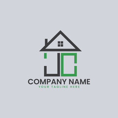 Modern Real Estate Alphabet Logo House Icons
