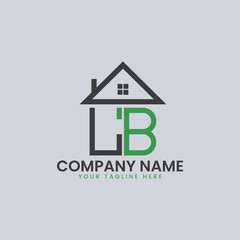 Modern Real Estate Alphabet Logo House Icons