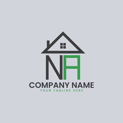 Modern Real Estate Alphabet Logo House Icons