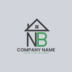 Modern Real Estate Alphabet Logo House Icons