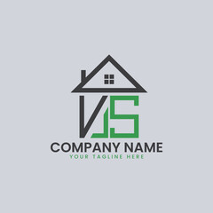 Modern Real Estate Alphabet Logo House Icons