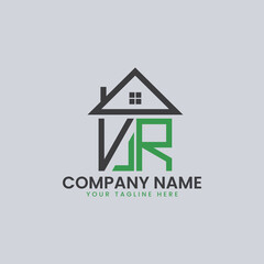 Modern Real Estate Alphabet Logo House Icons