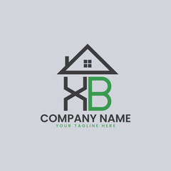Modern Real Estate Alphabet Logo House Icons
