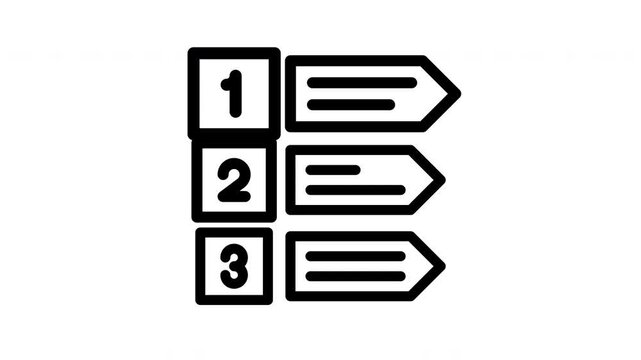 infographic animated icon