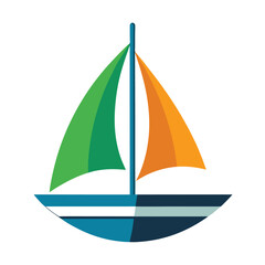 Sail icon isolated on white background