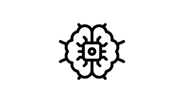 artificial intelligence animated icon