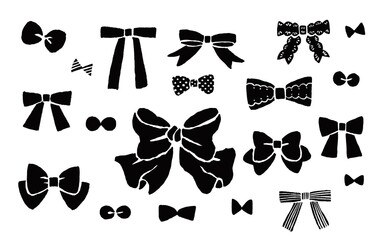 Silhouette ribbon set 