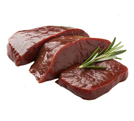 liver on  white transparent