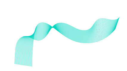Fototapeta premium Abstract colorful wave element for design. Digital frequency track equalizer. Stylized line art background