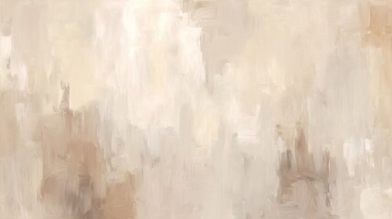 Abstract painting featuring beige and white hues with neutral tones and soft colors. Showcasing a beige background, neutral wallpaper texture, and a neutral color palette.