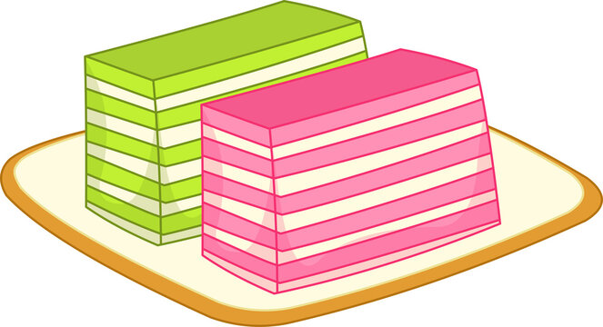 Illustration of Local Indonesian Food