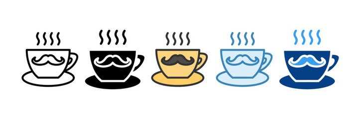 Coffee Icon Set Multiple Style Collection