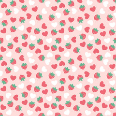seamless pattern with hearts