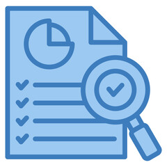 Survey Results Icon Element For Design