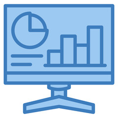 Data Dashboard Icon Element For Design