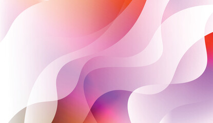 Abstract Shiny Waves. For Your Design Ad, Banner, Cover Page. Vector Illustration with Color Gradient.