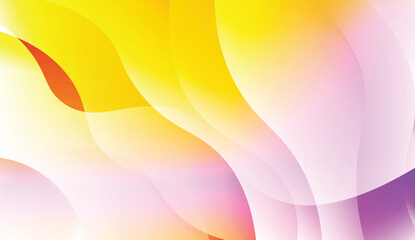 Blurred Decorative Design In Abstract Style With Wave, Curve Lines. For Elegant Pattern Cover Book. Vector Illustration with Color Gradient.