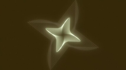 minimalist bright yellow abstract line pattern on a dark brown background, perfect for video loops, digital wallpapers, and graphic design projects