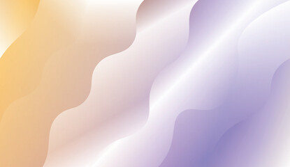 Wave Modern Background. For Business Presentation Wallpaper, Flyer, Cover. Vector Illustration with Color Gradient.