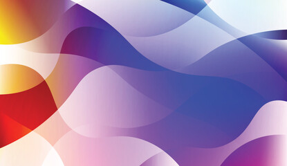 Modern Wavy Background. For Creative Templates, Cards, Color Covers Set. Vector Illustration with Color Gradient.