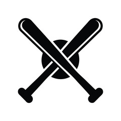 Baseball Bats and Ball Icon