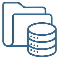 Data Archive Icon Element For Design