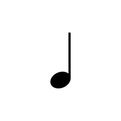 simple icon of musical scale and musical notes