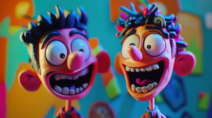 Clever Dialogues in Eccentric Comic Frames