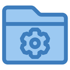 Folder Settings Icon Element For Design