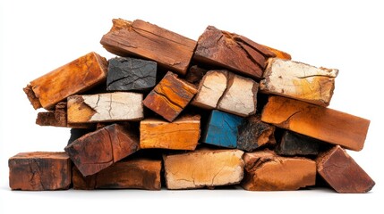 Wooden block stacking event workshop space photography indoor close-up craftsmanship demonstration