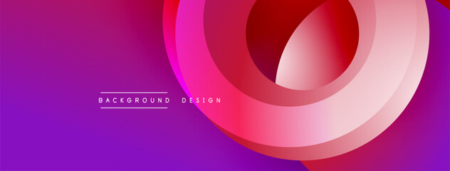 Abstract layers create dynamic gradient. Pink, purple hues blend smoothly. Modern design element for backgrounds, presentations.