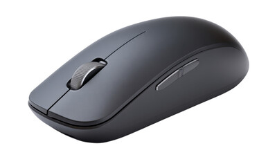 Computer mouse wireless ergonomic optical gaming mouse pc laptop accessories isolated on transparent background