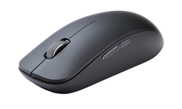 Computer mouse wireless ergonomic optical gaming mouse pc laptop accessories isolated on transparent background - Powered by Adobe