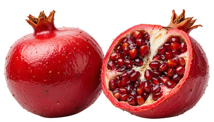 Transparent PNG available
pomegranate isolated on white background