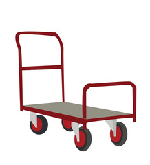 trolley box. dolly, baggage or cargo trolley 