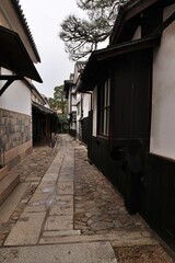 Cityscape at Kurashiki Bikan Historical Quarter (old town) in Japan