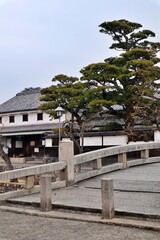 Cityscape at Kurashiki Bikan Historical Quarter (old town) in Japan