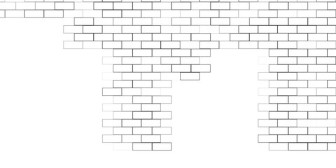 minimal white background. The bricks should have subtle shadows and light variations to add depth, but remain soft and modern in tone. Ideal for use as a background in design or architectural mockups.