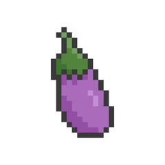 Obraz premium vegetable cute retro pixel art