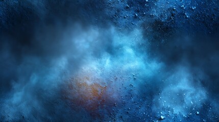 Fototapeta premium Abstract Blue Background with Dust and Light for Modern Designs