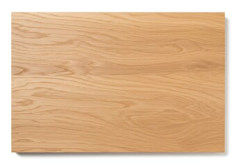 Fototapeta premium A close up shot of a rectangular piece of light brown wood with a visible grain pattern and smooth surface