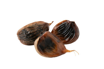 透明背景（png）に黒にんにく