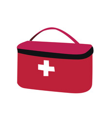 First aid box vector isolated. First aid box vector isolated.