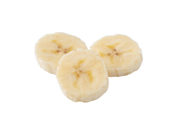 透明背景（png）にバナナの輪切り